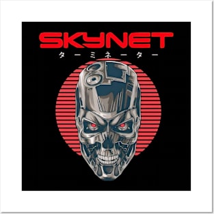 Skynet t-shirt Posters and Art